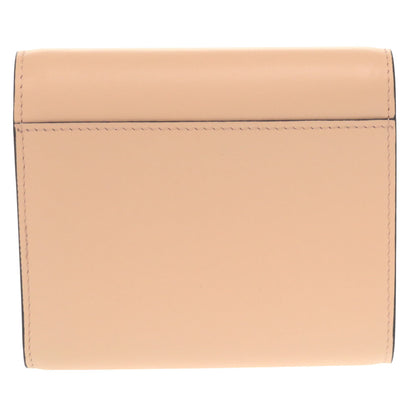 Christian Louboutin Tri-fold wallet leather pink Eliza compact wallet