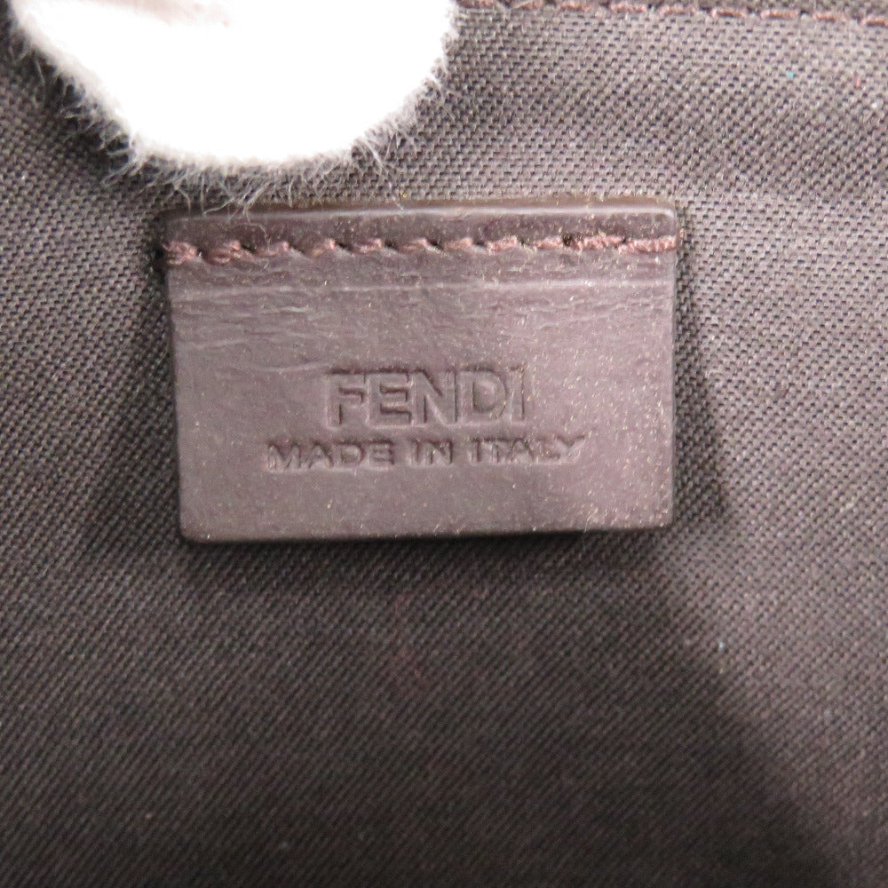 FENDI Long Wallet Purse 8M0024-YG1-FOUWD leather dark blue Zucca Pattern