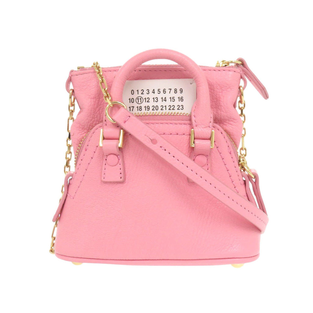 Maison Margiela Shoulder Bag SB1WG0022 leather pink 5AC Classic Baby