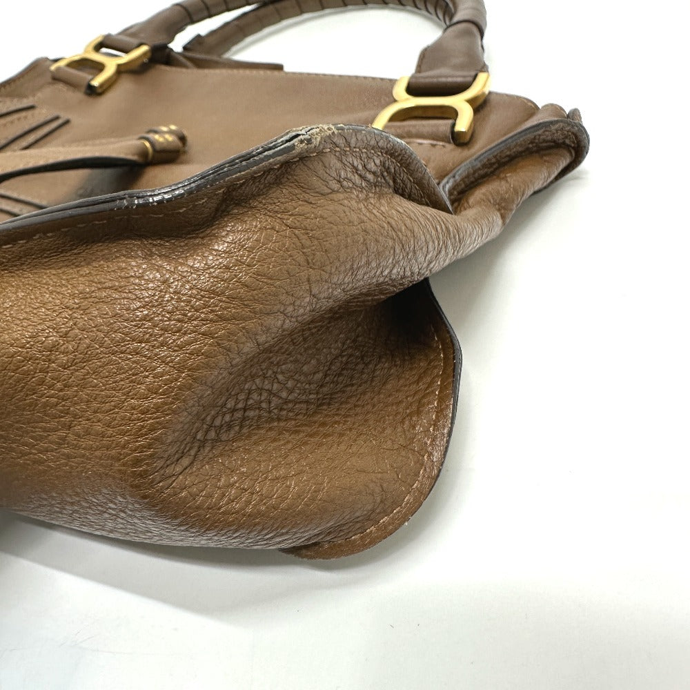 Chloe Handbag leather Brown Mercy