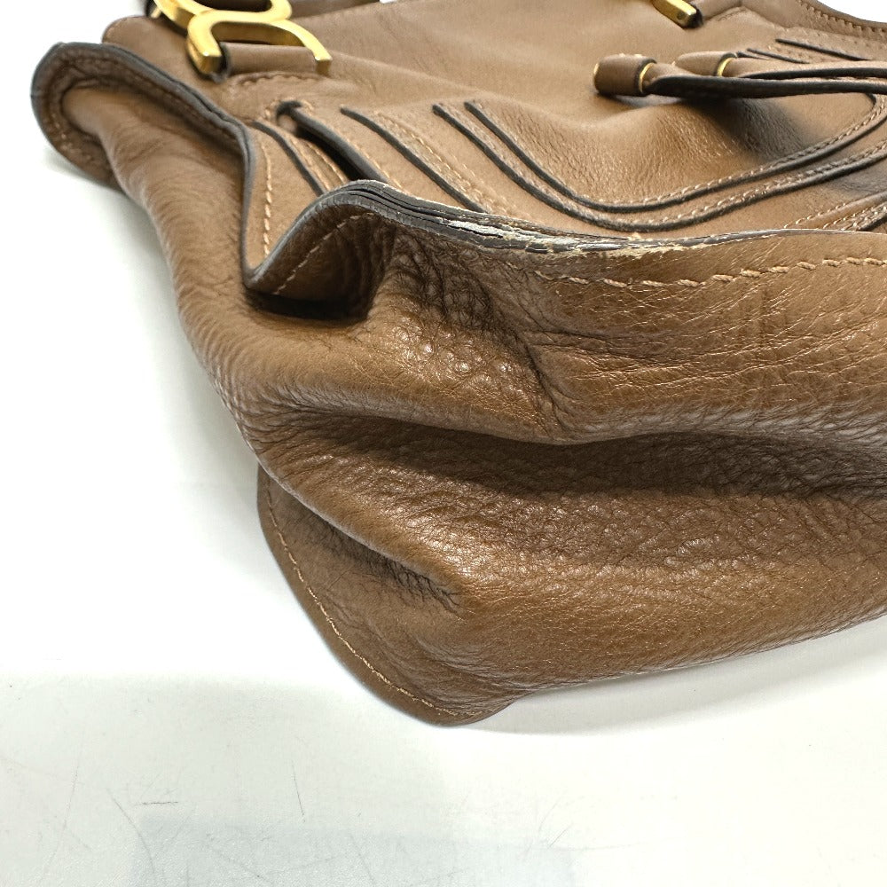 Chloe Handbag leather Brown Mercy