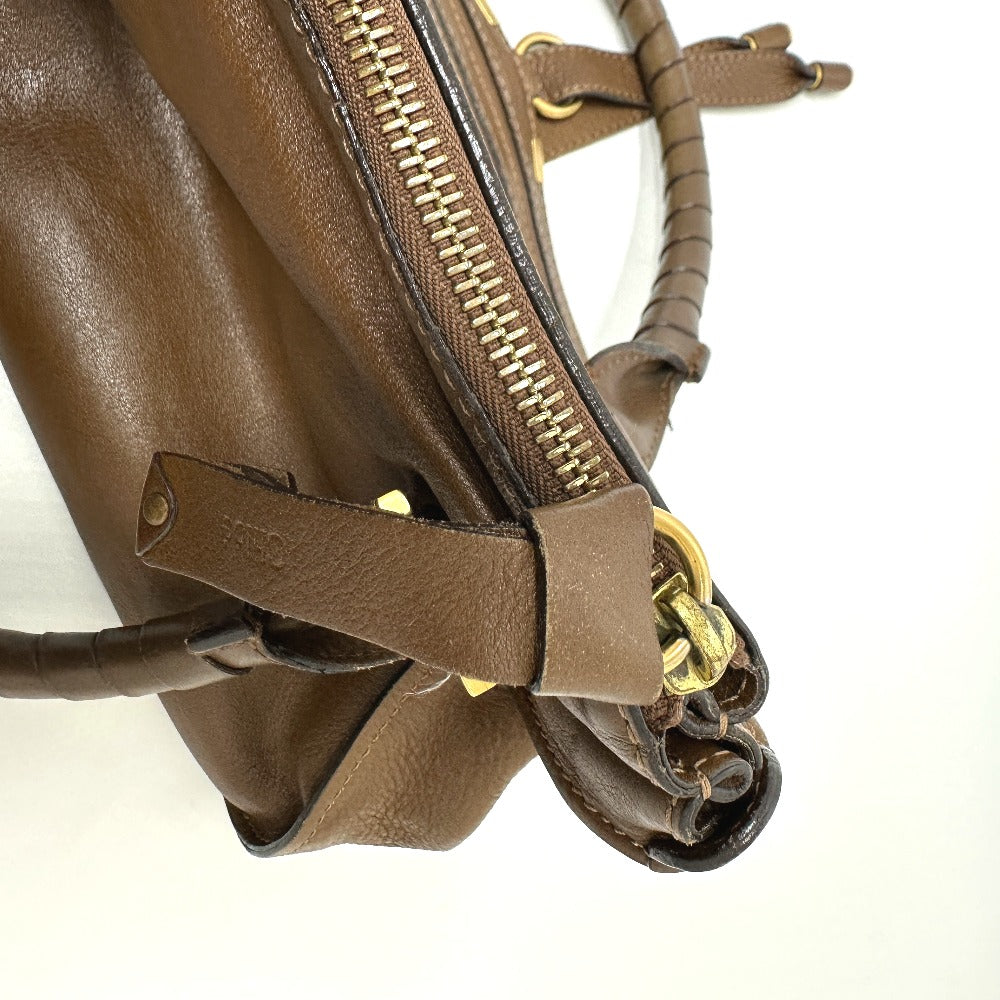 Chloe Handbag leather Brown Mercy