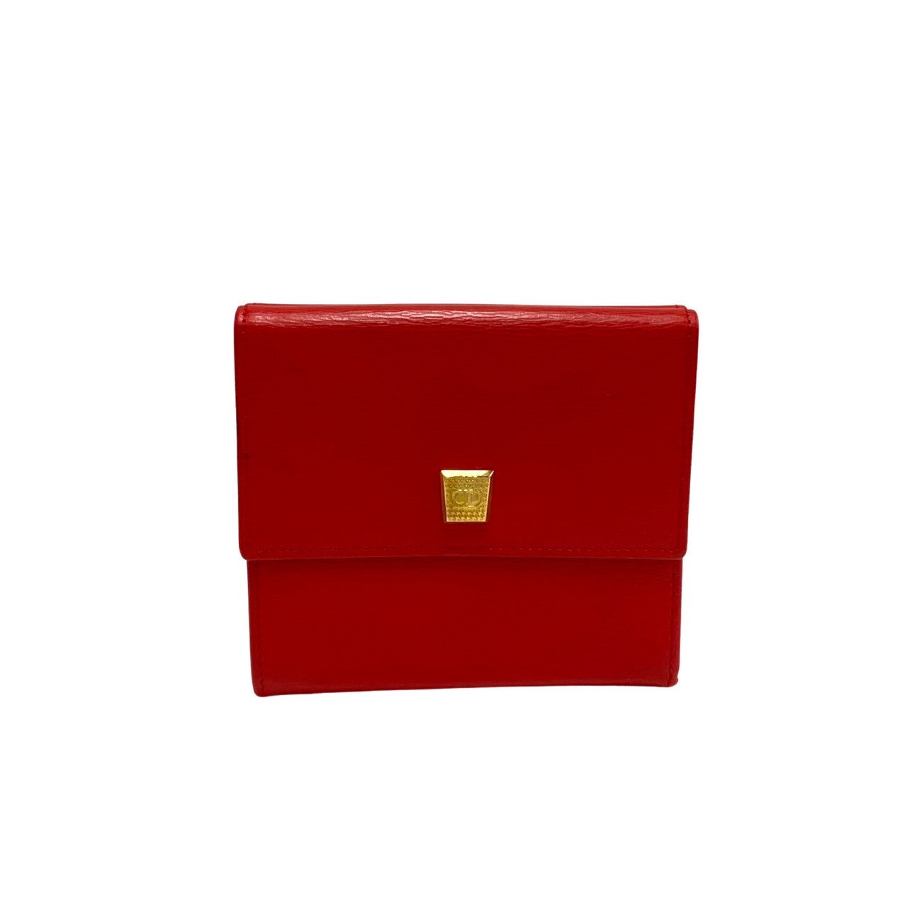 Dior Bifold Wallet leather Red