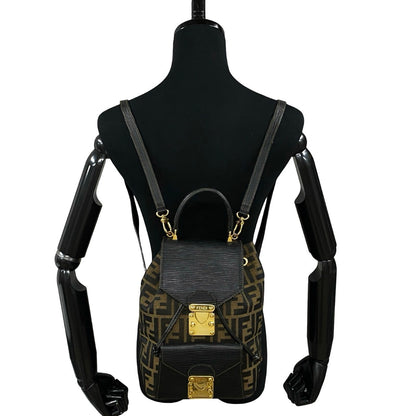 FENDI Backpack Nylon black