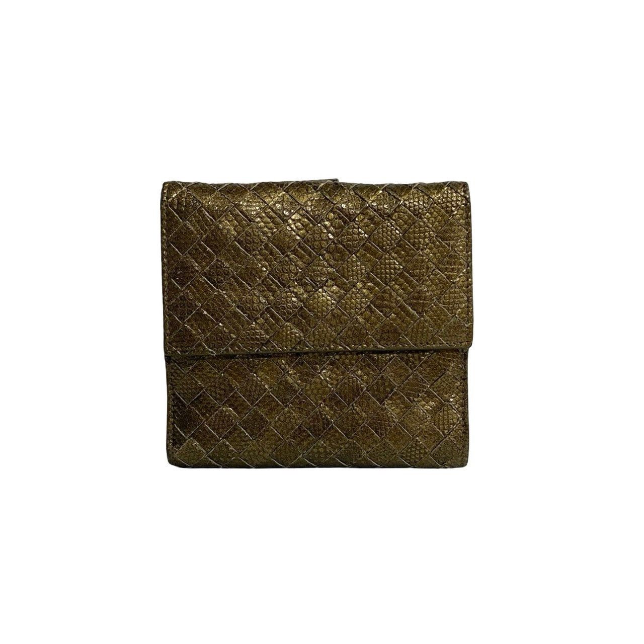 BOTTEGAVENETA Bifold Wallet leather gold