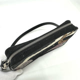 LOUIS VUITTON Shoulder Bag M92275 Satin black Monogram Satin Pochette Conte Do Fe Women Used Authentic