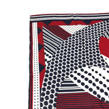 LOUIS VUITTON scarf MP2276 silk Red Carre graphic patchwork Women Used Authentic