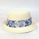 LOUIS VUITTON hat M76762 straw blue Monogram water color chapeau summer time Women Used Authentic
