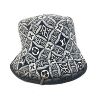 LOUIS VUITTON hat MP2828 cotton black Since1854 bob bucket hat Women Used Authentic