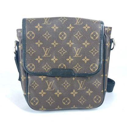 LOUIS VUITTON Shoulder Bag M56717 Monogram macacer canvas Brown Monogram macacer Bus PM