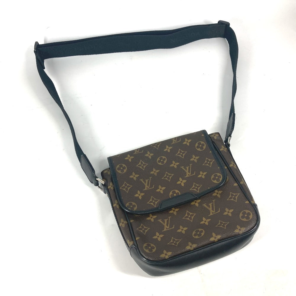 LOUIS VUITTON Shoulder Bag M56717 Monogram macacer canvas Brown Monogram macacer Bus PM