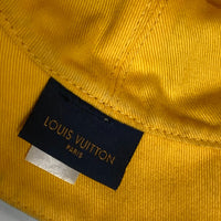 LOUIS VUITTON hat Hat Hat Bucket Hat Bob Hat Chapo Monogram Denim Cotton, Polyester M76209 black mens Used Authentic