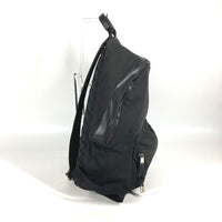 Dior Backpack bag backpack Leather tag logo Nylon canvas, leather black mens Used Authentic