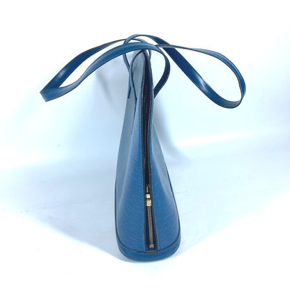 LOUIS VUITTON Shoulder Bag M52285 Epi Leather blue Epi Ryu Sac Women Used Authentic