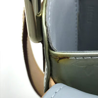 LOUIS VUITTON Shoulder Bag M91148 Patent leather Gris Monogram Vernis Christie GM Women Used Authentic