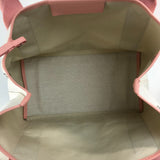 BALENCIAGA Tote Bag bag handbag Navy kabas S Canvas leather 339933 Natural / light pink Women Used Authentic