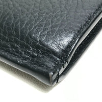 LOUIS VUITTON Clutch bag M67756 Taurillon Clemence Leather black LV Circle bag mens Used Authentic