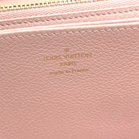 LOUIS VUITTON Long Wallet Purse M81299 Monogram Ann Platt Leather pink Monogram Ann Platt Wallet Women Used Authentic