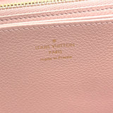 LOUIS VUITTON Long Wallet Purse M81299 Monogram Ann Platt Leather pink Monogram Ann Platt Wallet Women Used Authentic