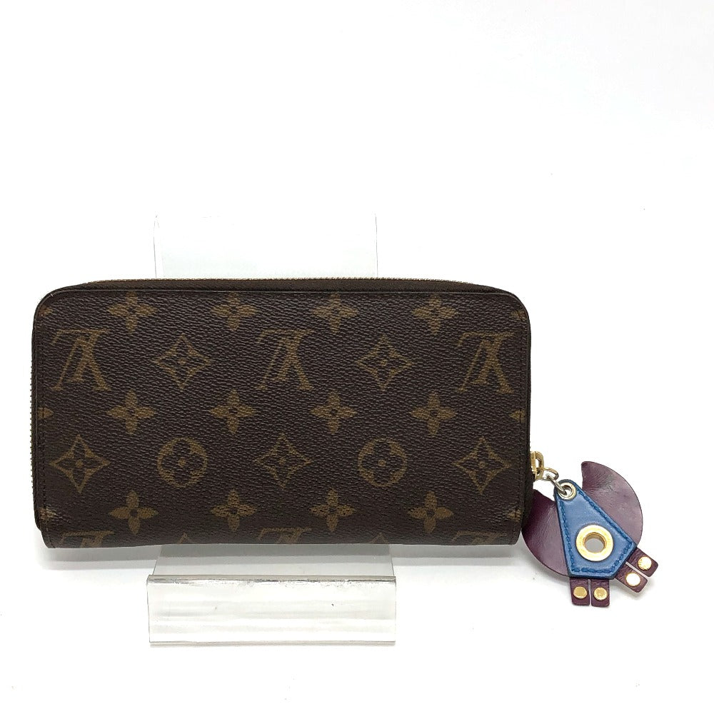 LOUIS VUITTON Long Wallet Purse M61364 Monogram canvas Brown Monogram zippy wallet totem Women Used Authentic