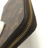 LOUIS VUITTON Long Wallet Purse M61364 Monogram canvas Monogram zippy wallet totem Women Used Authentic