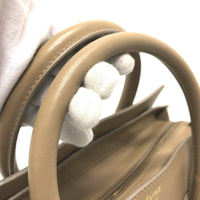 CELINE Handbag Bag Luggage mini shopper leather beige Women Used Authentic