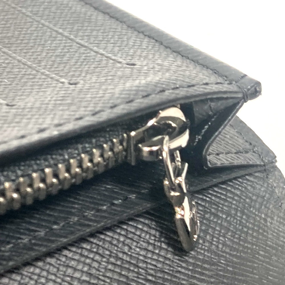 LOUIS VUITTON Long Wallet Purse M61697 Monogram Eclipse Canvas black Monogram Eclipse Portefeuille Braza mens Used Authentic