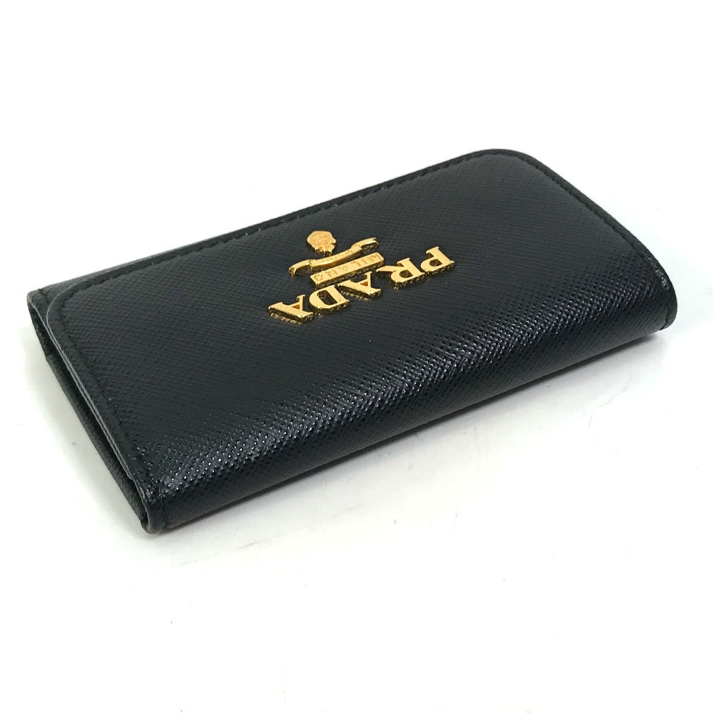 Prada Saffiano Key outlet Holder Wallet in original packaging