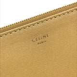 CELINE Clutch bag bag pouch Two-tone By color leather 100093HTM Brown Women Used Authentic