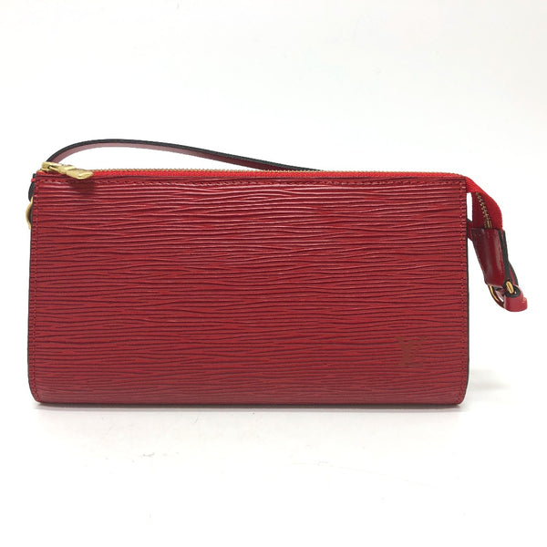 LOUIS VUITTON Shoulder Bag handbag bag shoulder bag Epi Pochette Accessoires Epi Leather M40776 Red Women Used Authentic