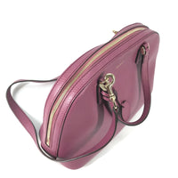 GUCCI Handbag 2WAY Tote Bag Shoulder Bag Bag Shoulder Bag logo Lady dollar leather 388560 Purple Women Used Authentic