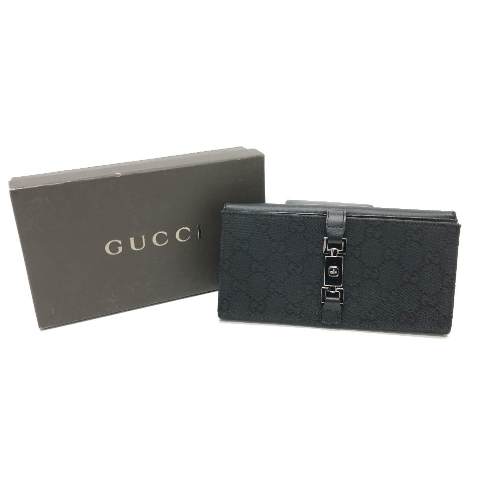 Gucci Black Canvas Wallet GG authentic cheapest