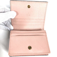 GUCCI Folded wallet Compact wallet bee bee bee bee bee bee bee bee bee bee bee bee Animalie leather 460185 pink Women Used Authentic