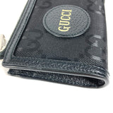 GUCCI Coin case L-shaped fastener Wallet Coin Pocket OFF THE GRID OFF THE GRID Nylon 657587 black mens Used Authentic