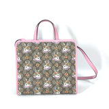 GUCCI Tote Bag 2WAY handbag Shoulder Bag Children's Rabbit Yuko Higuchi GG canvas 630542 Beige x pink Kids Used Authentic