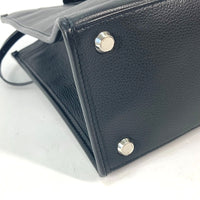 BALENCIAGA Tote Bag 2WAY Handbag Shoulder Bag Crossbody logo hardware leather 671400 black unisex(Unisex) Used Authentic