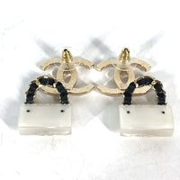 CHANEL Pierce Chain Matelasse Handbag Accessories B23C CC COCO Mark Metal, Plastic gold Women Used Authentic