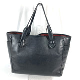 LOEWE Shoulder Bag Bag Handbag Tote Bag Shoulder Leather Heritage logo clochette included leather black Women Used Authentic