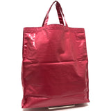 GUCCI Handbag Tote Bag Handbag Bag logo Coated canvas 575140 Red Women Used Authentic