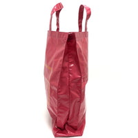 GUCCI Handbag Tote Bag Handbag Bag logo Coated canvas 575140 Red Women Used Authentic