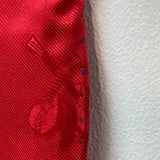 HERMES scarf silk Blue x red Venice Carnival CARNAVAL DE VENISE Women Used Authentic
