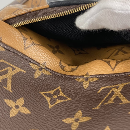 LOUIS VUITTON Backpack M44870 Monogram reverse canvas Brown x beige Monogram reverse Palm Springs Backpack PM Women Used Authentic