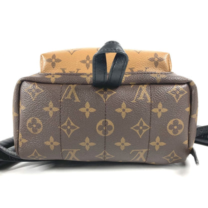 LOUIS VUITTON Backpack M44870 Monogram reverse canvas Brown x beige Monogram reverse Palm Springs Backpack PM Women Used Authentic