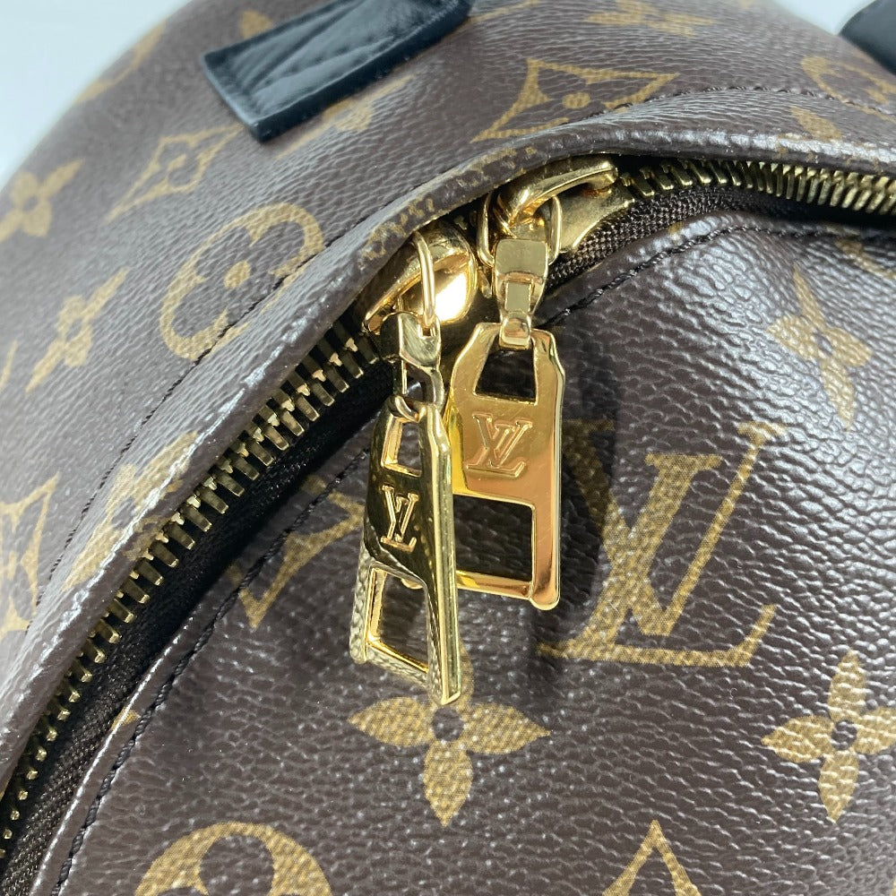 LOUIS VUITTON Backpack M44870 Monogram reverse canvas Brown x beige Monogram reverse Palm Springs Backpack PM Women Used Authentic