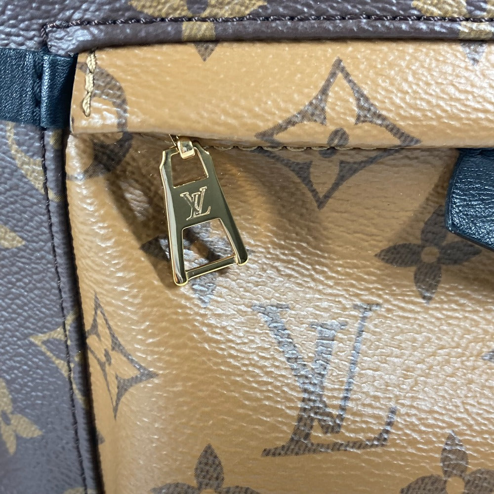 LOUIS VUITTON Backpack M44870 Monogram reverse canvas Brown x beige Monogram reverse Palm Springs Backpack PM Women Used Authentic