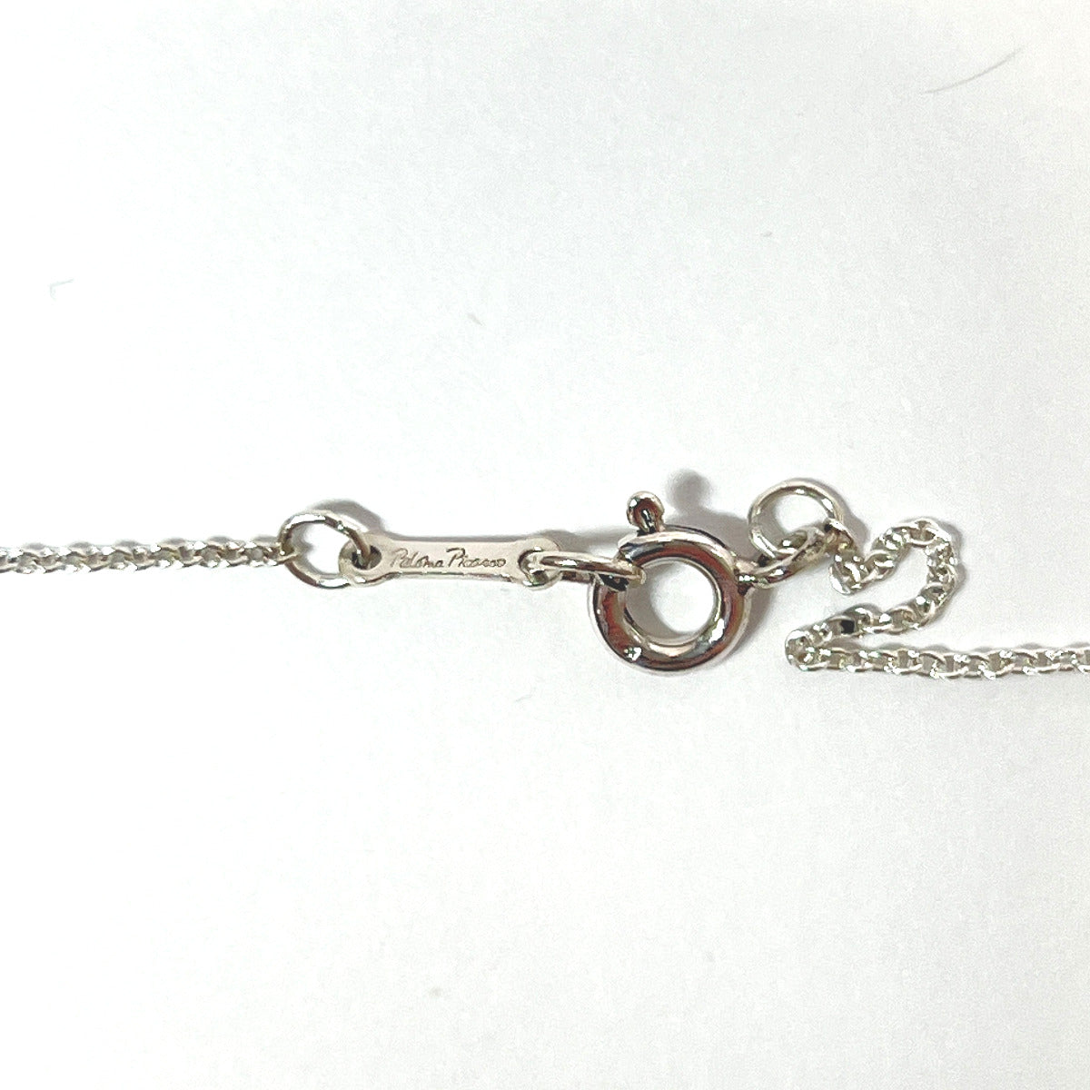 TIFFANY&Co. Necklace Silver925 Silver Initial V