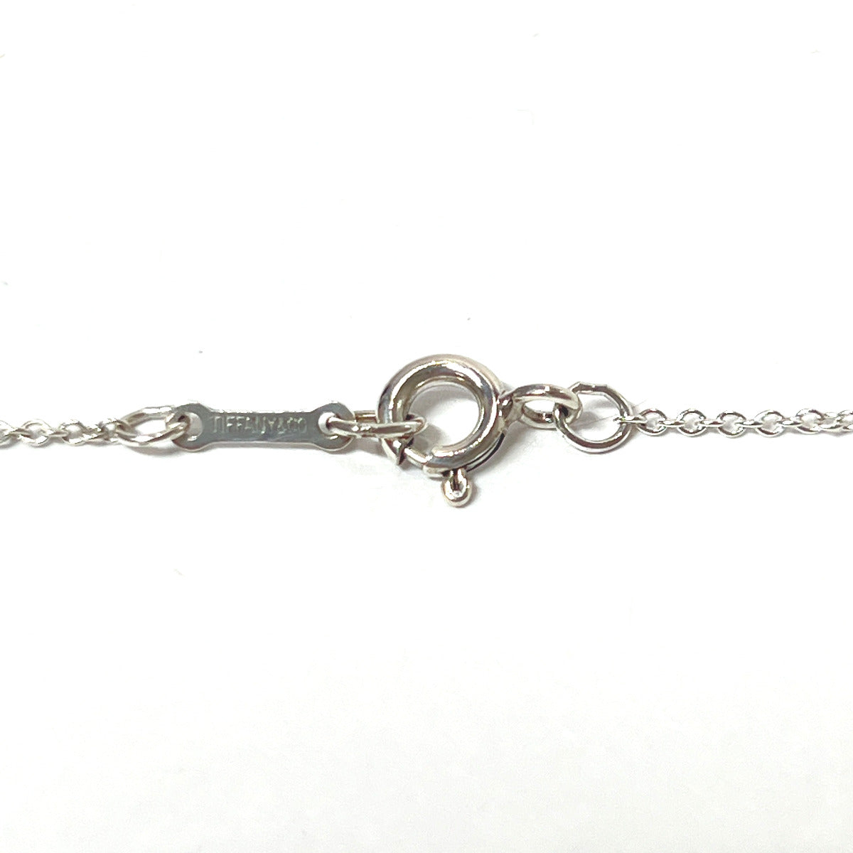 TIFFANY&Co. Necklace Silver925 Silver Initial V