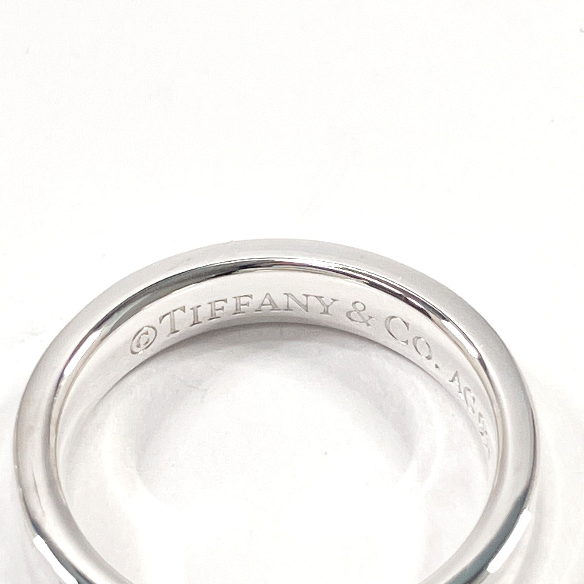 TIFFANY&Co. Ring Silver925 Silver 1837 Narrow Women Used Authentic