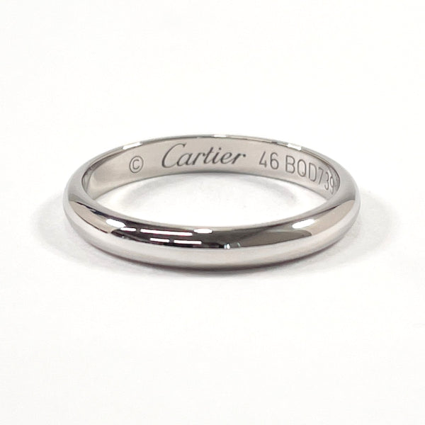 CARTIER Ring Wedding ring Pt950Platinum Silver Women Used Authentic