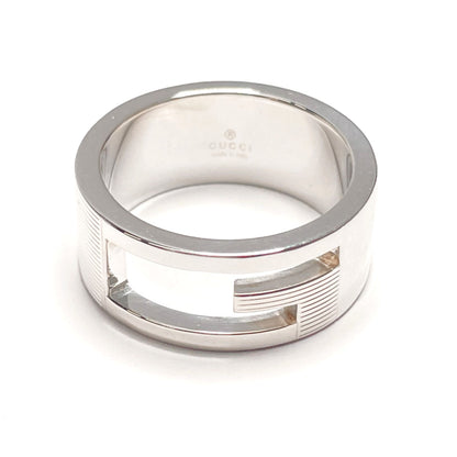 GUCCI Ring Silver925 Silver Branded Cutout G